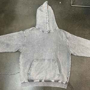 Vente en gros de sweat à capuche homme lavé à l'acide à manches longues en polyester confortable XS 6XL écologique hiver imprimé numériquement toutes tailles vente - Product Image 2