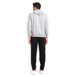 Chándal deportivo informal de talla grande para hombre, chándal 100% de algodón transpirable, forro polar estampado de Color sólido, hecho ecológico para invierno, Pakistán - Product Image 5