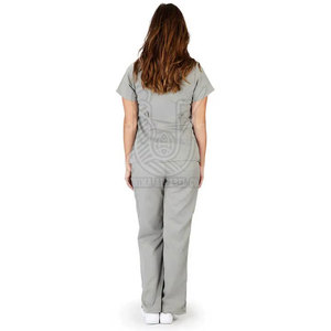 Nouvelle Arrivée Qualité Supérieure – Tenues Médicales en Coton pour Femmes, Ensembles de Blouses et Pantalons pour Hôpital, Personnalisables, Détection d'Aiguilles, Sans Coutures - Product Image 6