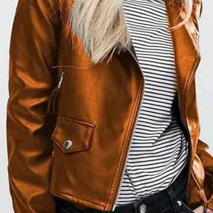 Chaqueta de cuero de ante de cabra auténtica para mujer, superventas de 2025, solapas, trajes recortados, prendas de vestir de moda de Otoño de gamuza con Microstretch - Product Image 4