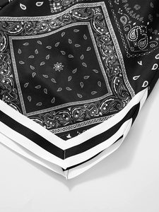 Short de sport de course à pied imprimé avec cordon de serrage pour hommes - Product Image 3