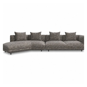 Conjunto de Sofá Seccional de Tela de Alta Gama Moderno, Tapizado en Forma de L con Chaise Longue para Sala de Estar - Product Image 2