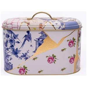 Kintsugi Boîte à pain en métal 9.8L avec poignée 178x338x200mm pour stockage et conteneur d'aliments - Product Image 1