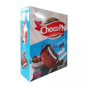 Marshmallow điền đường Wafer Túi 324 gam/hộp Nâu ngon tráng sô cô la PN khay bánh kẹo trứng Bánh quy mềm số lượng lớn - Product Image 1
