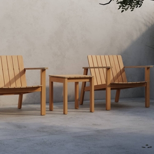 Mesa para Exterior, 36x33x46, Diseño Moderno, Precio Accesible, Hecha de Madera de Teca Antigua de Alta Calidad - Product Image 4