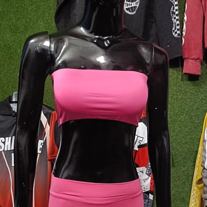 Soutien-gorge de sport de yoga pour femmes à la mode soutien élevé anti-odeur séchage rapide mélange Spandex/Nylon et coton - Product Image 1