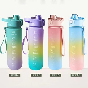 Botella de Agua Motivacional de 1 Litro Botella de Agua <span class=keywords><strong>con</strong></span> <span class=keywords><strong>Popote</strong></span> 1000 ML de Agua Deportes - Product Image 6