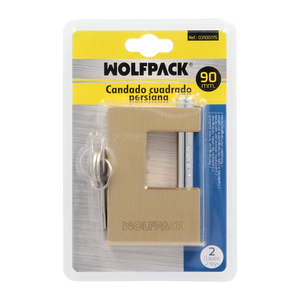 Lucchetto Quadrato in Ottone per Serranda Avvolgibile 90 mm. - Product Image 4