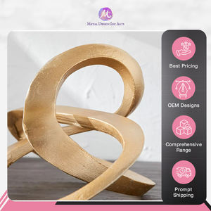 Sculpture décorative moderne en métal en laiton faite à la main utilisation d'hôtel à la maison conception attrayante - Product Image 3