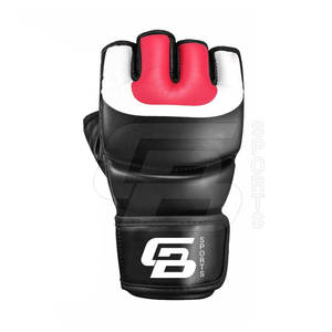 Gants de sport demi-doigts en cuir PU imperméables sur mesure de haute qualité 8oz & 12oz gants d'entraînement de boxe MMA pour adultes - Product Image 6
