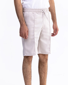Pantalones cortos transpirables de alta calidad personalizados de alta calidad con cierre de cordón de cintura media informal de Color sólido para hombres - Product Image 2