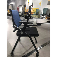 Chaise de formation super pratique, nouveau produit, chaise d'école avec tablette d'écriture, adaptée au bureau ou à l'école
