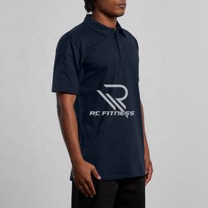 Camiseta Polo Bordada de Color Sólido para Hombre, Camiseta Explosiva para Hombre T23, Comercio Exterior Transfronterizo AliExpress - Product Image 2