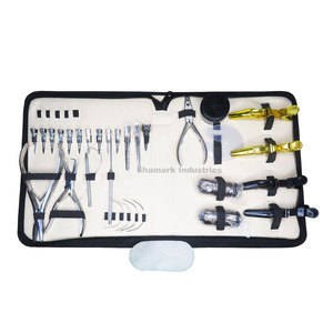 Acheter Logo Personnalisé Accessoires pour Extensions de Cheveux Synthétiques Pince à Perles Clips Protecteur Bouclier Type C Aiguilles - Product Image 2