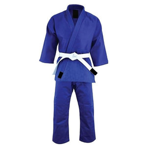 Nuevo diseño de uniforme de Judo de peso pesado etiqueta tejida algodón transpirable Judo Gi para niños y adultos Jiu Jitsu Kimono - Product Image 1