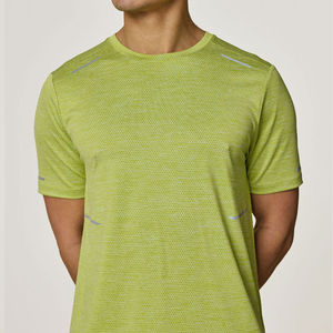 Ensemble de t-shirt de sport pour homme, course à pied, fitness, activité de haute performance, confortable, respirant, séchage rapide, décontracté, été, 2 pièces - Product Image 4