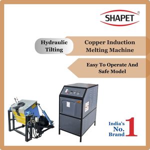 Machine de fonte d'induction de cuivre 380V 155kw pour le noyau de moteur de système de refroidissement d'unité d'inclinaison hydraulique de fonderie en métal - Product Image 5