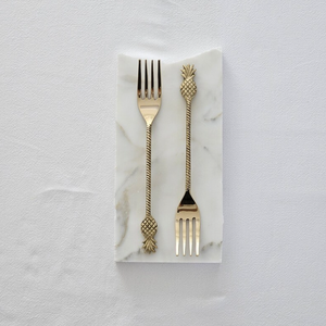 Hot Selling Handmade Pineapple End Handle Metal Golden <b>Fork</b> in Wholesale Price From India - Product Image 6