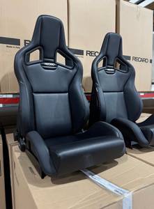 Asiento Deportivo Universal Recaro Negro de Lujo, Impermeable, Tipo Bucket, de Cuero, para Interior de Auto - Product Image 2