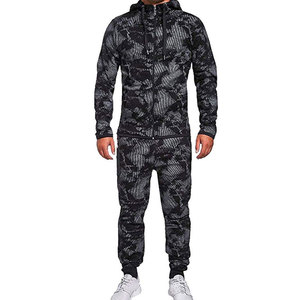 ชุดวอร์มผู้ชายคุณภาพสูงทันสมัย พิมพ์ลายโลโก้ตามสั่งด้วยเทคนิคซับลิเมชั่น - Product Image 1