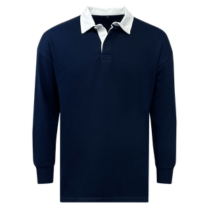 Chemises de rugby personnalisées brodées, style polo à manches longues, prix de gros - Product Image 1