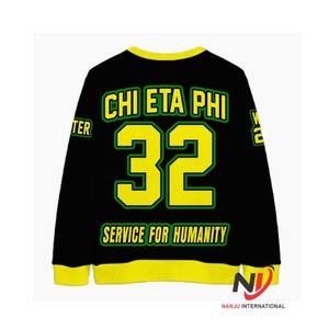 เสื้อคาร์ดิแกนถักสำหรับผู้หญิงของชมรมชี เอต้า ฟี่ |   เสื้อคอวีผ้าฝ้ายแท้ 100% ป้องกันขนร่วง ดีไซน์หรูหราสำหรับชมรมนักศึกษา - Product Image 3