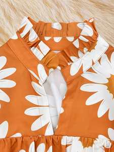 <span class=keywords><strong>เสื้อ</strong></span>ผู้หญิงลำลองใส่สบาย ระบายอากาศได้ดี <span class=keywords><strong>ลาย</strong></span><span class=keywords><strong>ดอก</strong></span><span class=keywords><strong>ทานตะวัน</strong></span>สไตล์วิน<span class=keywords><strong>เท</strong></span><span class=keywords><strong>จ</strong></span> สำหรับฤดูใบไม้ผลิและฤดูร้อน เป็นมิตรกับสิ่งแวดล้อม - Product Image 4