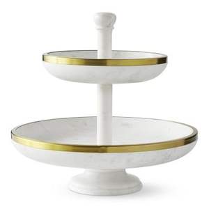 Tazón y platos decorativos para mesa de boda, vajilla para servir frutas y postres, platos de frutas de mármol blanco a precio razonable - Product Image 4