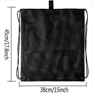Sac de natation et de plongée en maille pliable et lavable avec cordon de serrage Sac de filet de natation et de piscine pour les nageurs - Product Image 6