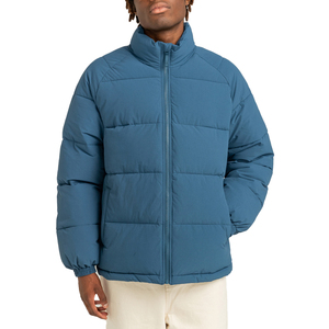 Blouson matelassé imperméable et chaud pour homme, style streetwear, avec logo frontal, vente en gros, tendance - Product Image 1