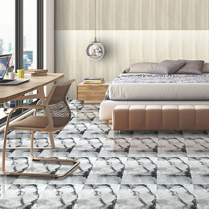 กระเบื้องพอร์ซเลนเคลือบขนาด600x1200มม. การออกแบบที่ได้แรงบันดาลใจจากหินอ่อนที่ทันสมัยหรูหราพื้นที่เชิงพาณิชย์ที่อยู่อาศัยระดับพรีเมียม - Product Image 6