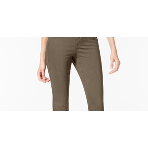 Jeans a gamba dritta a vita alta da donna Style & Co verdi, taglia 2S, in denim traspirante con controllo pancia, stile semplice e alla moda - Product Image 2