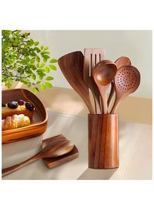 Juego de Utensilios de Cocina de Madera Hechos a Mano Ecológicos |   Precio de Fabricante - Product Image 2