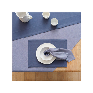 Nuevo modelo de esteras de comedor de secado rápido de color gris ceniza elaboradas con algodón flameado con aspecto abstracto moderno y superficie bordada - Product Image 1