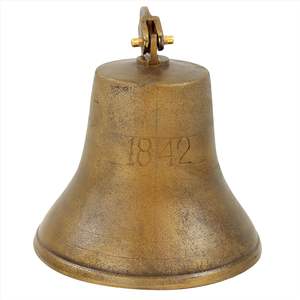 Campanas funcionales decorativas para barcos y barcos de latón antiguo macizo de estilo de hierro rústico náufragos campanas de latón antiguo | Metal 7 pulgadas - Product Image 6