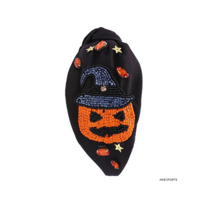 หลงเสน่ห์ด้วยความหรูหราของฟักทองที่คาดศีรษะลูกปัดสำหรับฮาโลวีนของเราเครื่องประดับที่น่ากลัวและมีสไตล์สำหรับคืนที่น่ากลัว - Product Image 2