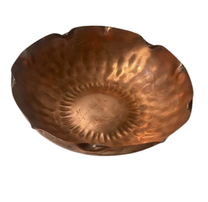 Tazón para servir comida de tendencia, tazón de cobre de forma redondeada, tazón para mezclar más vendido, vajilla, tazón de cobre - Product Image 3