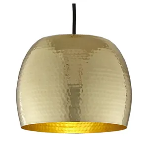 Solid Metal Pendant Lamp <b>Light</b> Metal Iron Mall Hanging Pendent Lamp Hammered Large Vintage Pendant Lamp Dark <b>Black</b> <b>Shade</b> - Product Image 1