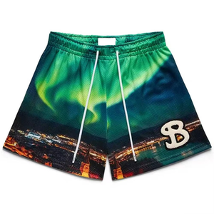 2025 nouveau modèle unisexe Footy Shorts personnalisé ajusté grande taille vêtements de sport impression numérique pays Rugby Shorts Footy femmes shorts - Product Image 6