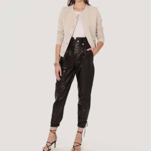 Breathable 100% Cotton Winter Short Fleece Jacket Crew Neck Knit <b>Poncho</b> Sweater <b>Women's</b> - Product Image 2