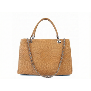 <b>Soft</b> <b>handbag</b> in Genuine Printed Croco Leather - Made in Italy - Art. 8220 - Product Image 4