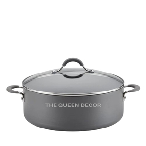 Vente chaude À La Main Réchauffeur De Nourriture Pot Rond Nouvelle Arrivée En Aluminium En Métal Casserole Avec Un Design Américain - Product Image 4