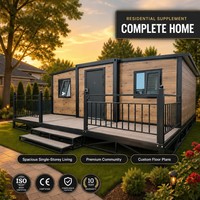 Maison modulaire préfabriquée accessible aux fauteuils roulants pour personnes âgées, conforme ADA, pour la mobilité des seniors, idéale pour la vie en extérieur