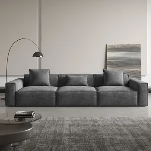 ATUNUS Nordic Modern Hotel Furniture Sofa Set Corner Living Room L-shaped Combination Modular Sectional Sofa