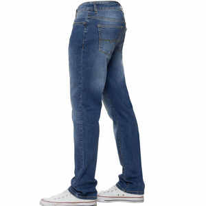 กางเกงยีนส์ผู้ชายแฟชั่นกางเกงยีนส์ทรงหลวมแนวสตรีทสวมใส่สะโพก - Product Image 3