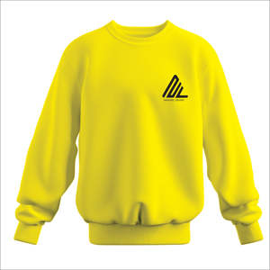 Vêtements décontractés pour manches régulières 100% coton noir sweat ras du cou épais à manches longues vente en gros haut tenue décontracté Jogging - Product Image 3