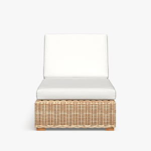 Tumbona de Jardín con Marco de Aluminio y Ratán para Exteriores, Ideal para Hoteles, Patios y Piscinas, con Material de Ratán Duradero - Zico - Product Image 2