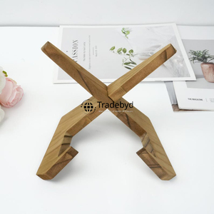Soporte de Madera Pulida Premium para Libros, Organizador de Escritorio, Decoración Moderna para el Hogar, Artículo de Regalo de Tradebyd - Product Image 2