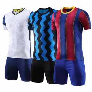 Dünya kupası futbol forması özelleştirmek yüksek kalite futbol kıyafetleri unisex % 100 polyester futbol eşofman futbol üniformaları erkekler için