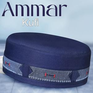 Chapeau de prière islamique AMMAR KUFI pour hommes, style traditionnel turc de qualité supérieure, léger, chapeau de crâne pour l'Aïd et le Ramadan, vente en gros OEM - Product Image 5